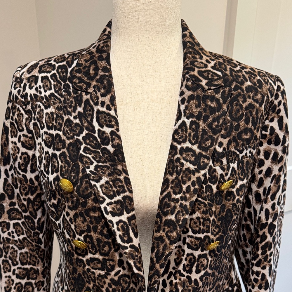 A.L.C Alton Leopard Blazer - Picture 2 of 9